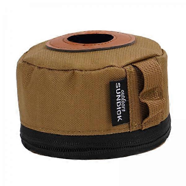 2xGas Tank Protective Case Cylinder Canister Storage Cover Brown S