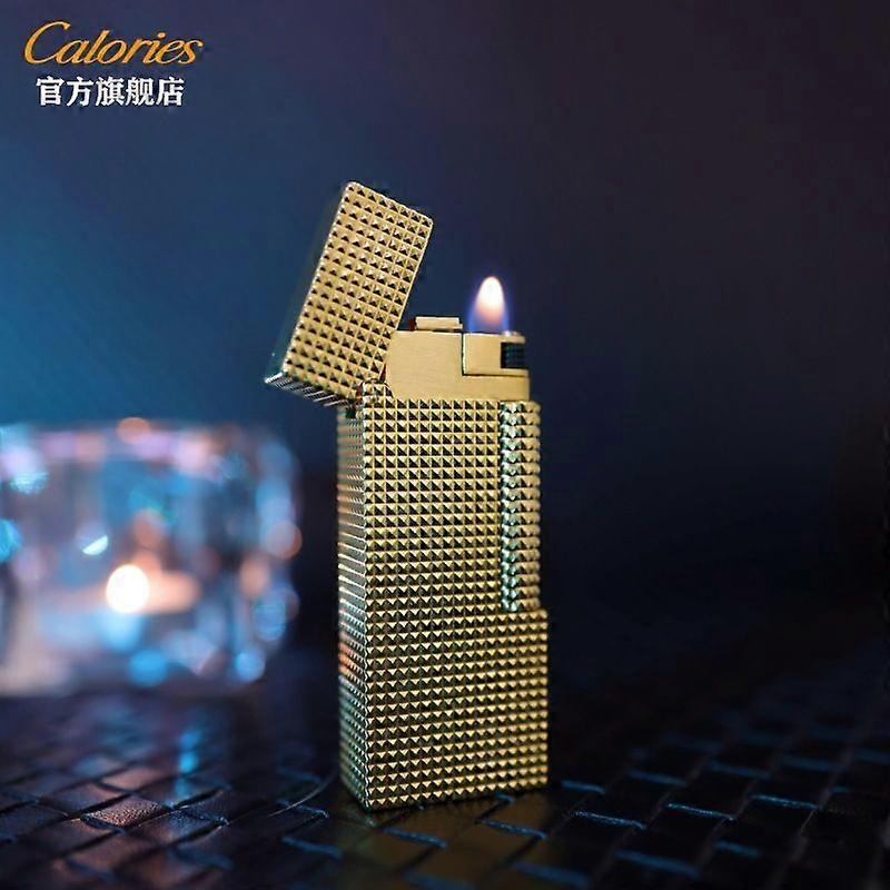 Card Road refillable Narrow Version Lighter Paris Nail Side Slide Color Printing Wheel For Boyfriend High-End Birthday Gift
