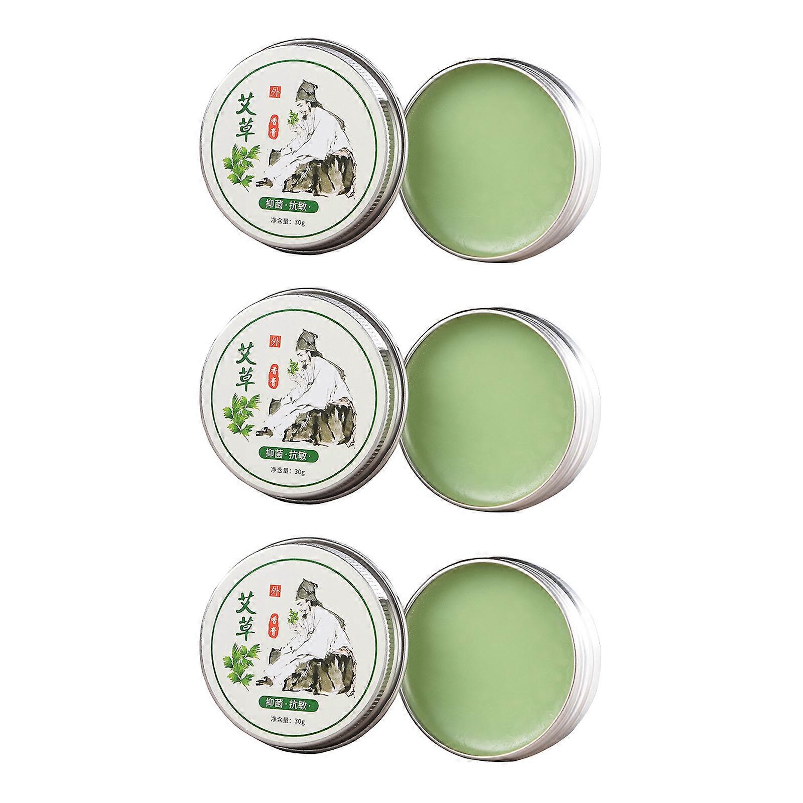 3pcs Wormwoods Balm Mosquitoes Control Safe and Non irritating Formula Essential for and Nature Lover Multicolor