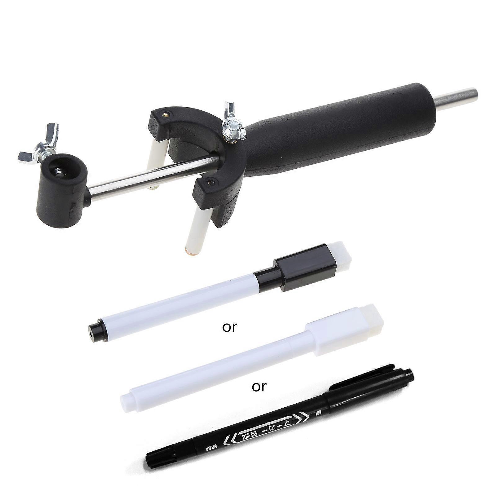 Woodworking Arc-Scriber Straight Linear-Arc Dual-purpose Ruler Parallel Line Drawing Measuring Gauges Wood Scriber Tool Multicolor