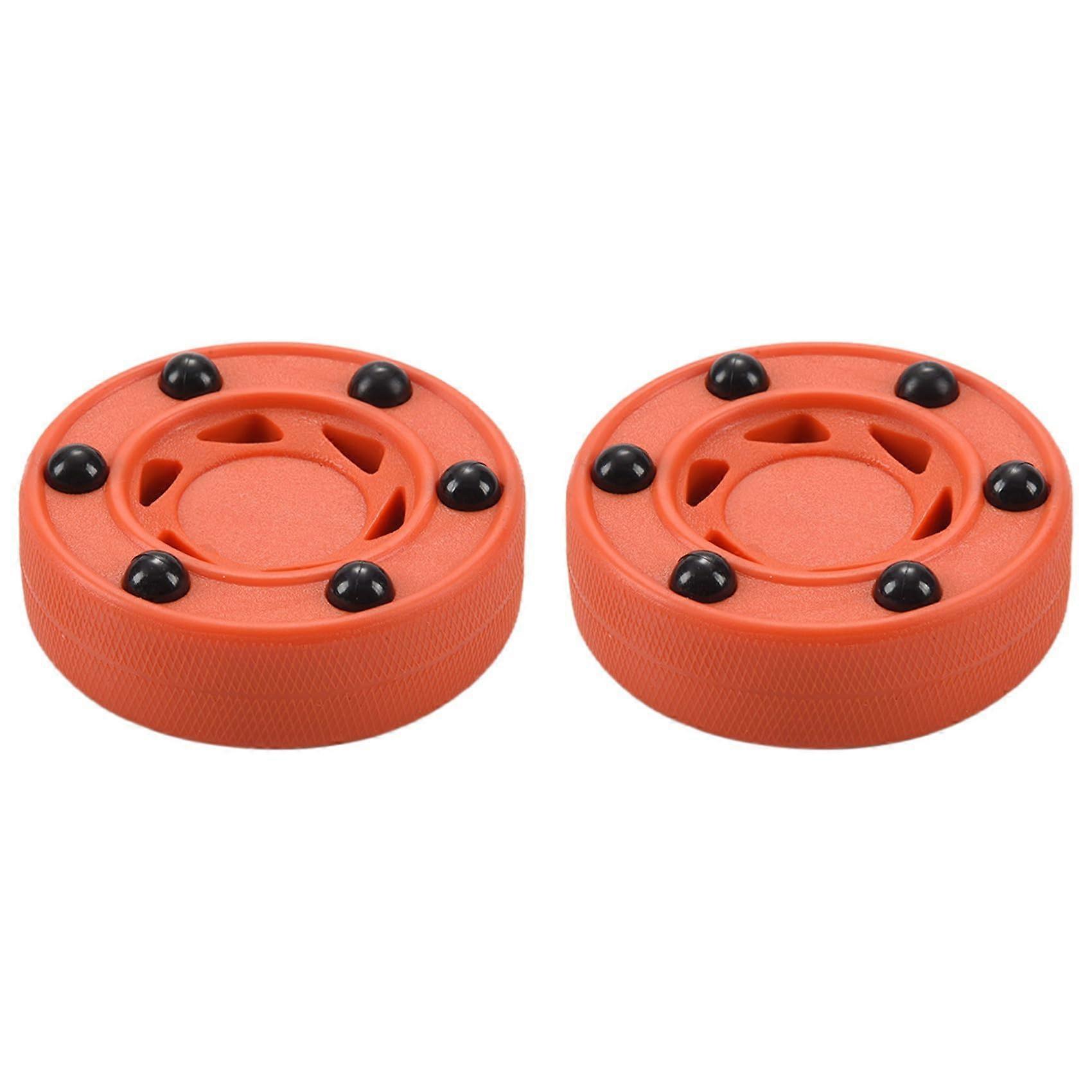 Hockey Abs Training Puck 2-Pack For Ice Hockey Training Stickhandling Practice Puck