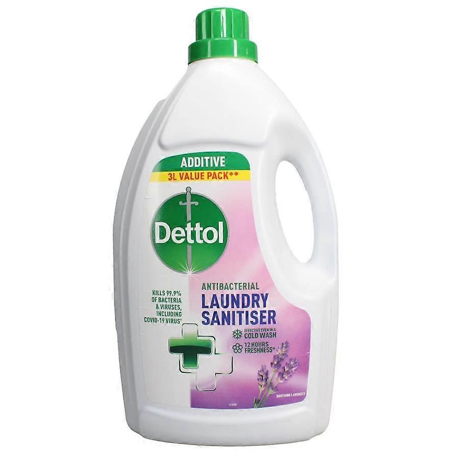 Dettol Soothing Lavender Antibacterial Laundry Sanitiser 3L, Laundry Detergent