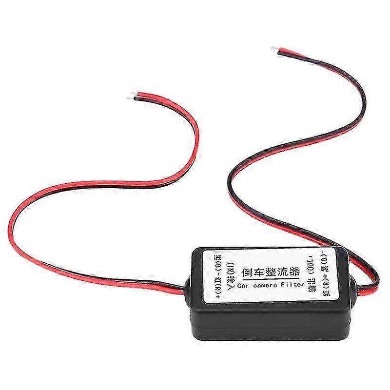 12v Car Rear View Camera Rectifier Relay Capacitor Filter Connector