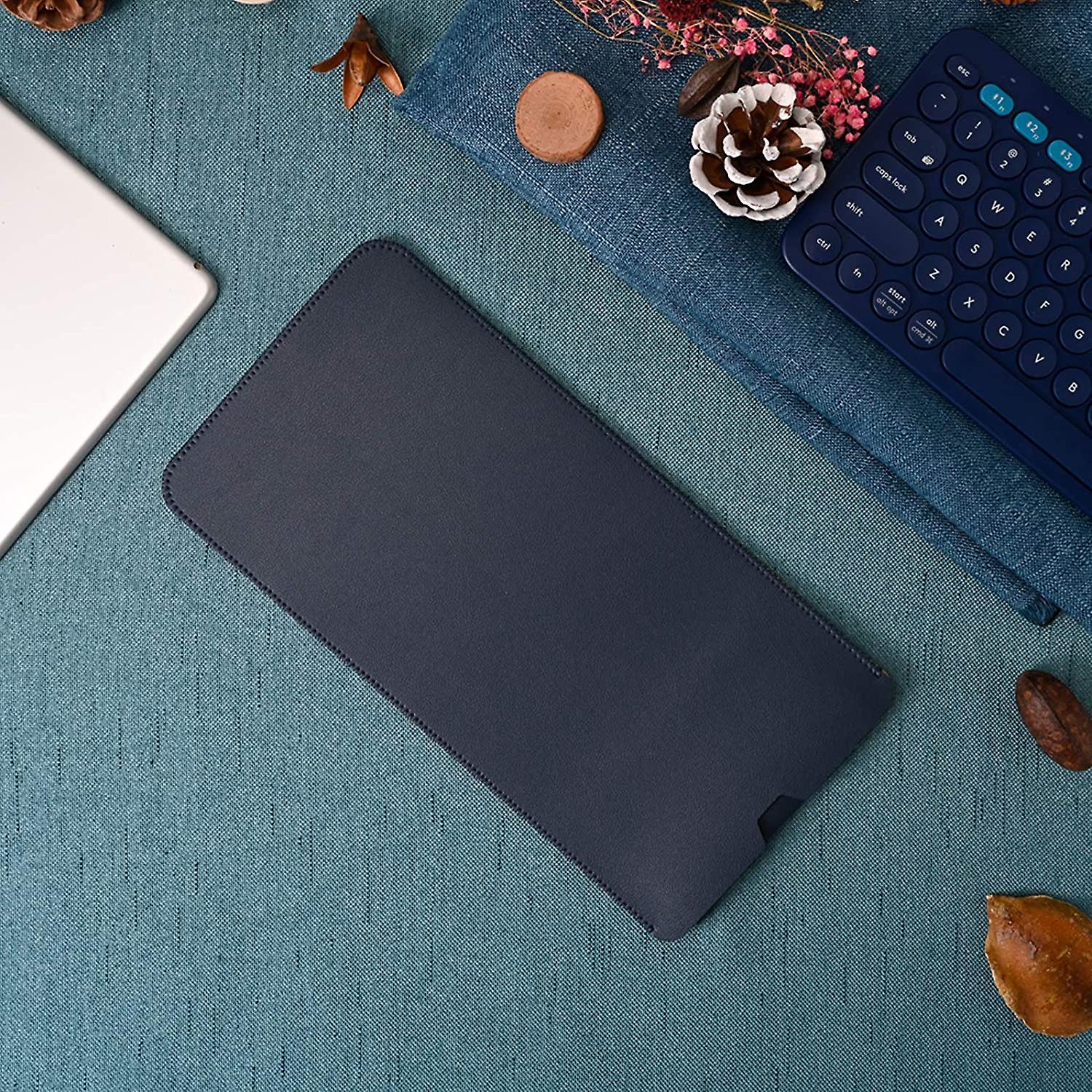 1 Pièces Étui De Protection En Cuir PU Pour Clavier Logitech K380 Multi-Appareils Bluetooth (Black