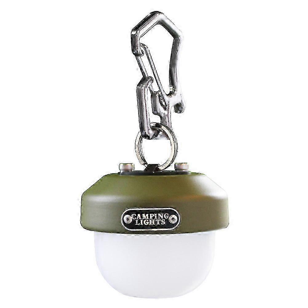 Camping Lantern with 3 Modes, USB Charging & Emergency Light - Army Green
