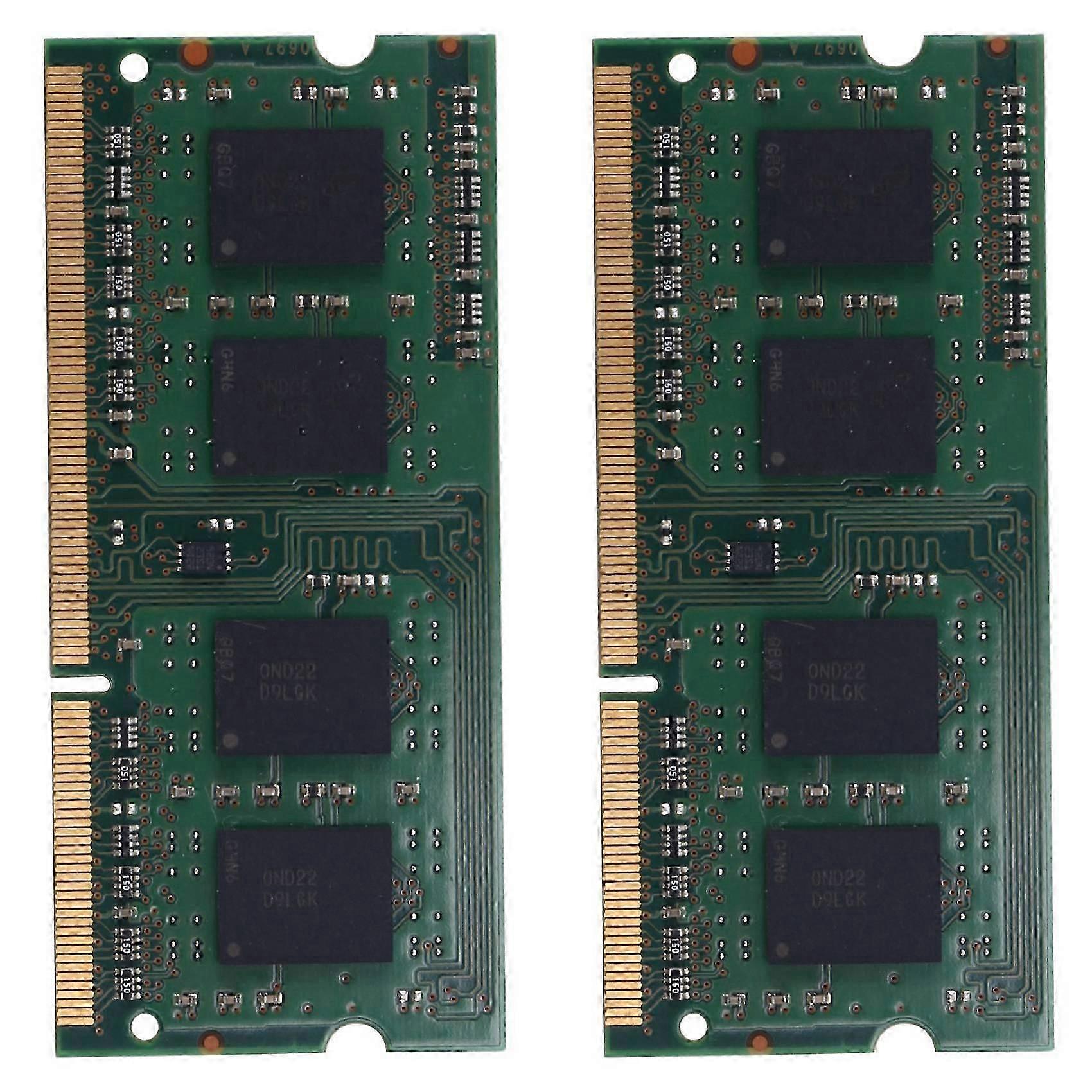 2X DDR3 2GB Laptop Memory Ram 1RX8 PC3-10600S 1333Mhz 204Pin 1.5V High Performance Notebook RAM