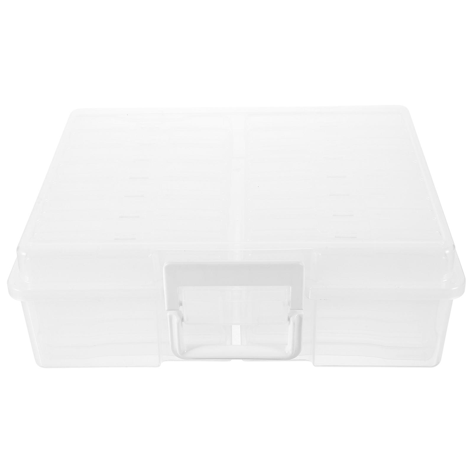 Protective Plastic Cases for Photos, Keeps Desktops and Drawers Tidy and Organized