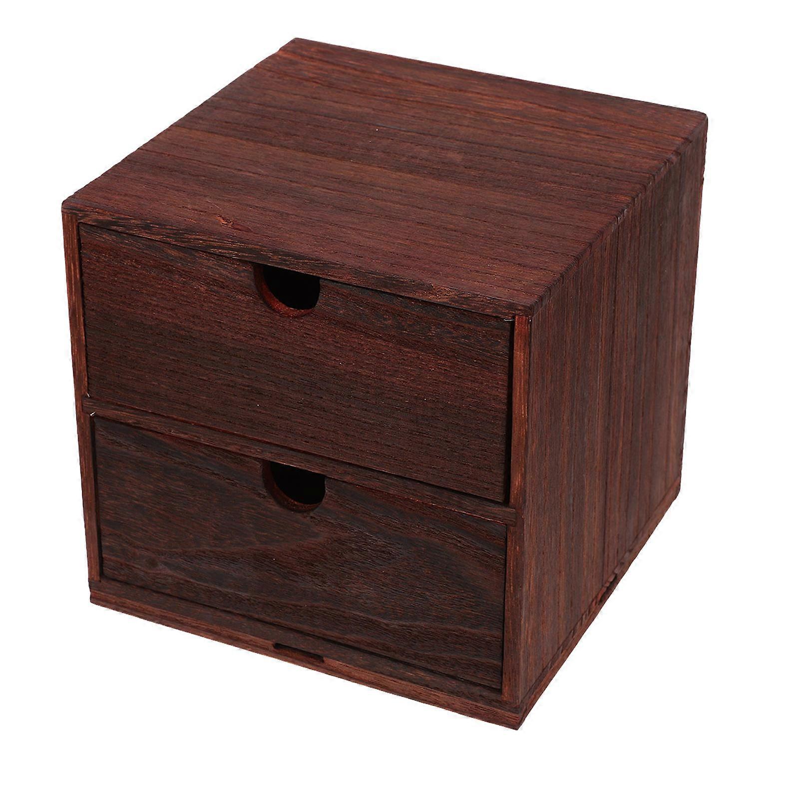 Classic Wooden Organizer to Keep Your Desk Neat and Clutter-free
