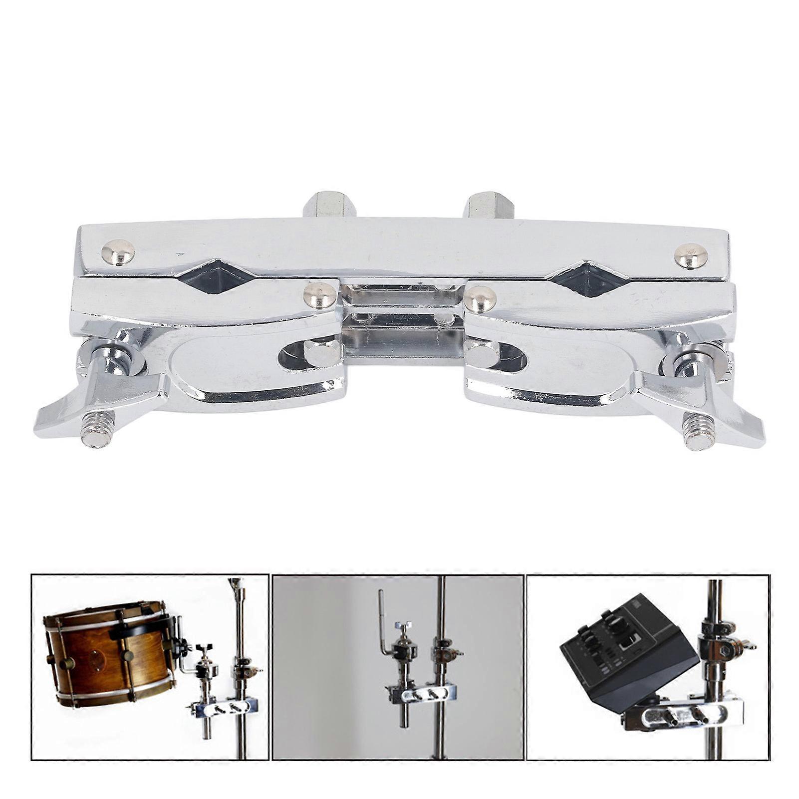 Cymbal Stand Multi Clamp Drum Mounting Adjustable Quick Release Mount Holder Percussion Accessories 