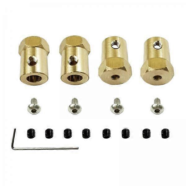 2x5mm to 12mm Wheel Hub Extension Drive Connector Fit for WPL D12 RC Car Accs