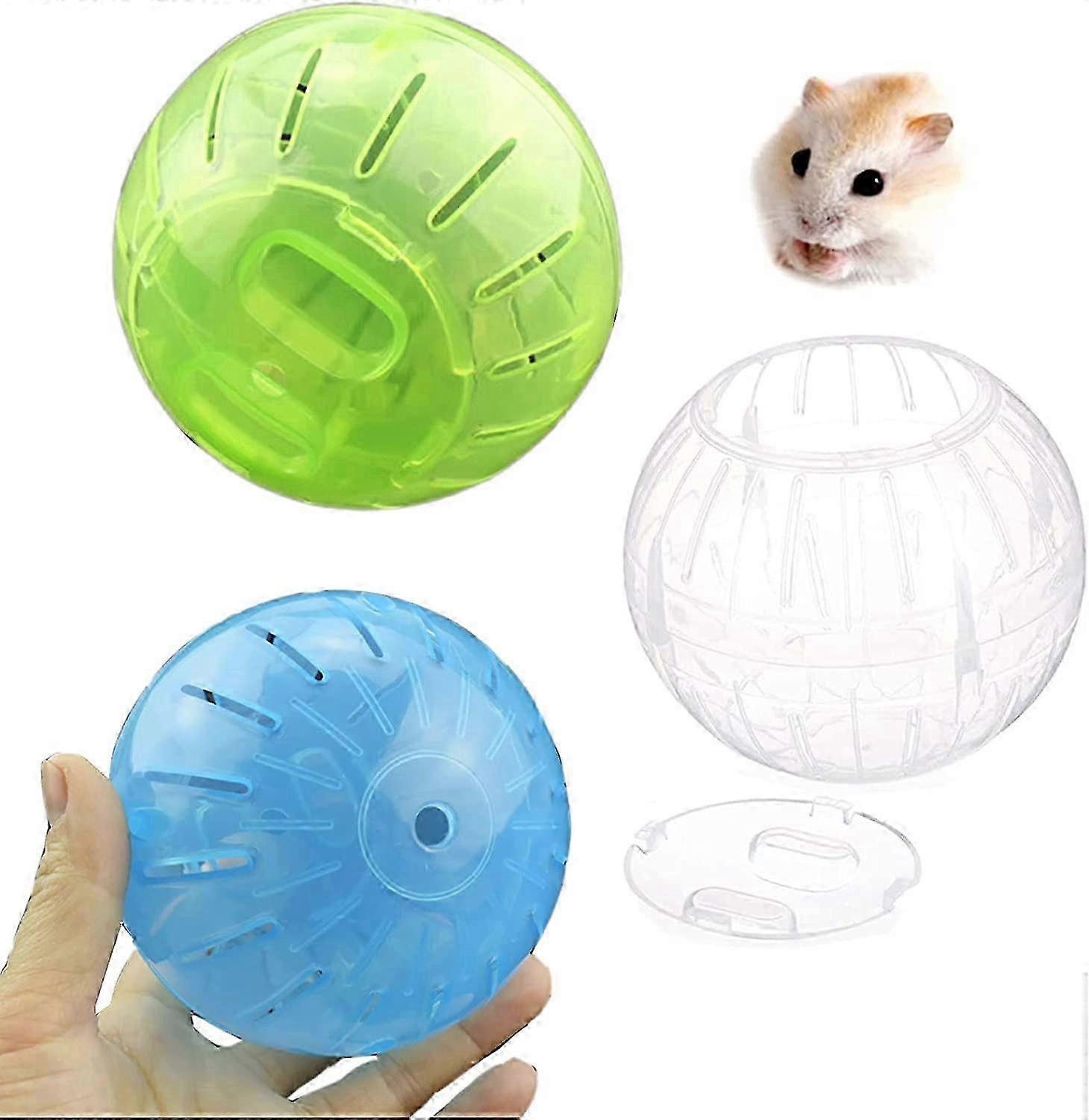 Hamster Exercise Ball Wheel, 3-Piece Hamster Running Gym Set