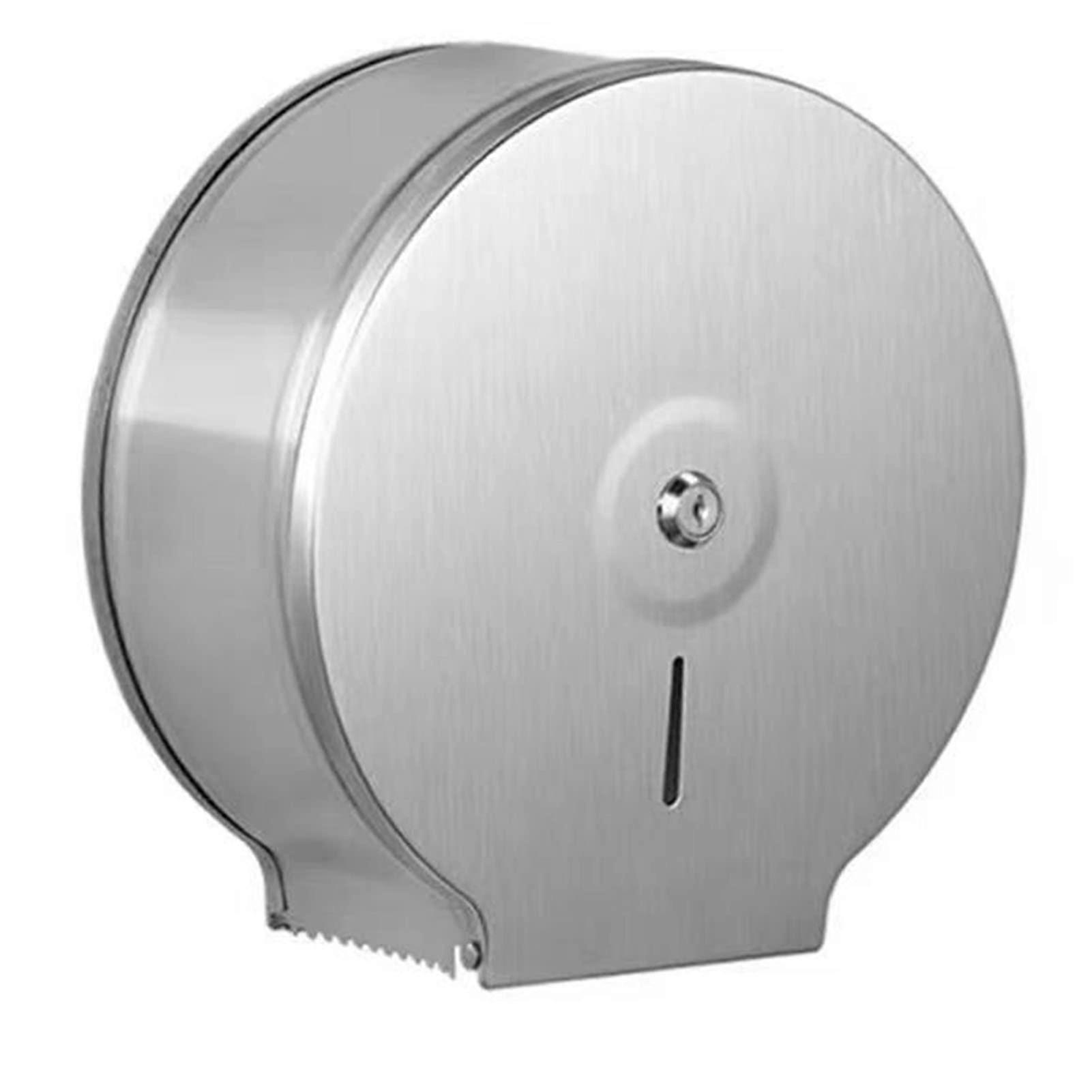Stainless Steel Paper Towel Holder, Rust-Resistant Large Capacity Dispenser, Easy Install Toilet Paper Holder for Home
