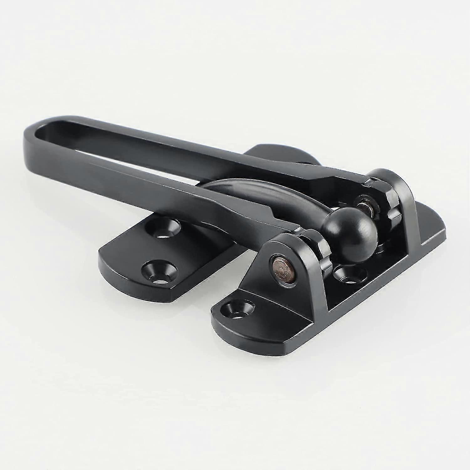 Adjustable Front Door Security Chain Lock with Swing Bar, Brushed Nickel Finish Door Lock