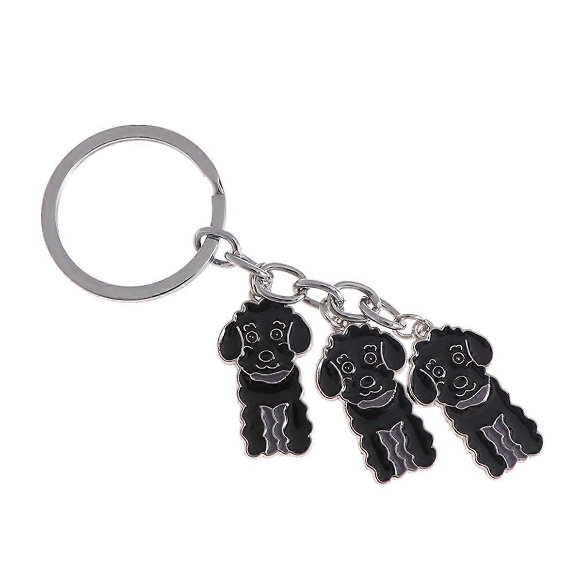 Sturdy Poodle Design Keychain, Ideal for Keeping Keys Secure and Fashionable
