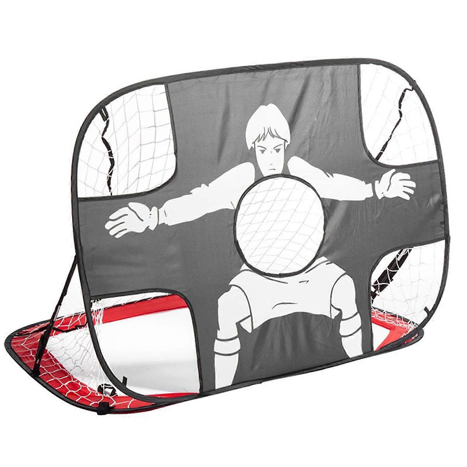 Foldable Pop Up Football Goal Set for Backyard Training, Football Goal Net for Kids rot Ref: 9632