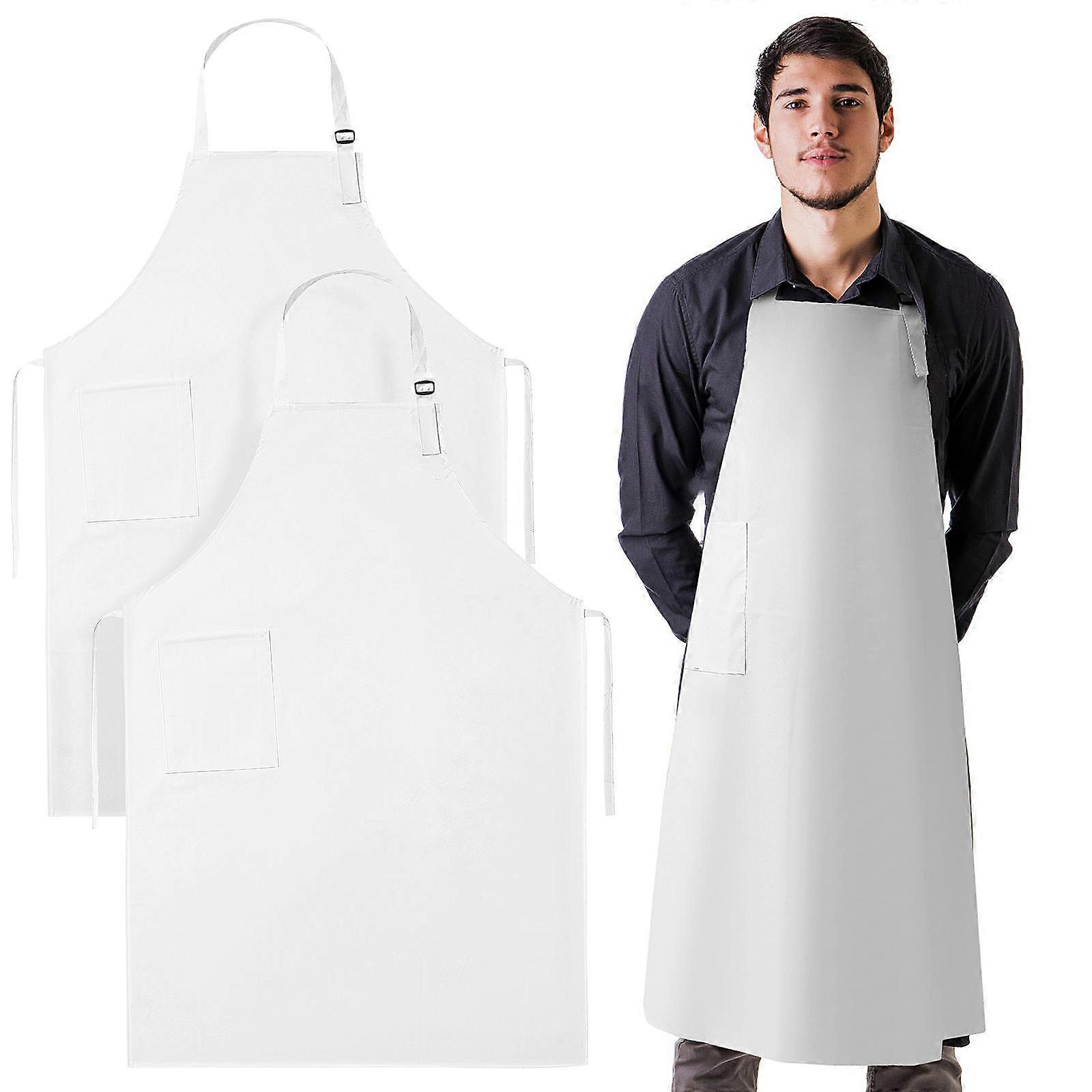 Waterproof Apron For Men And Women Crafting Kitchen Aprons 2Pack