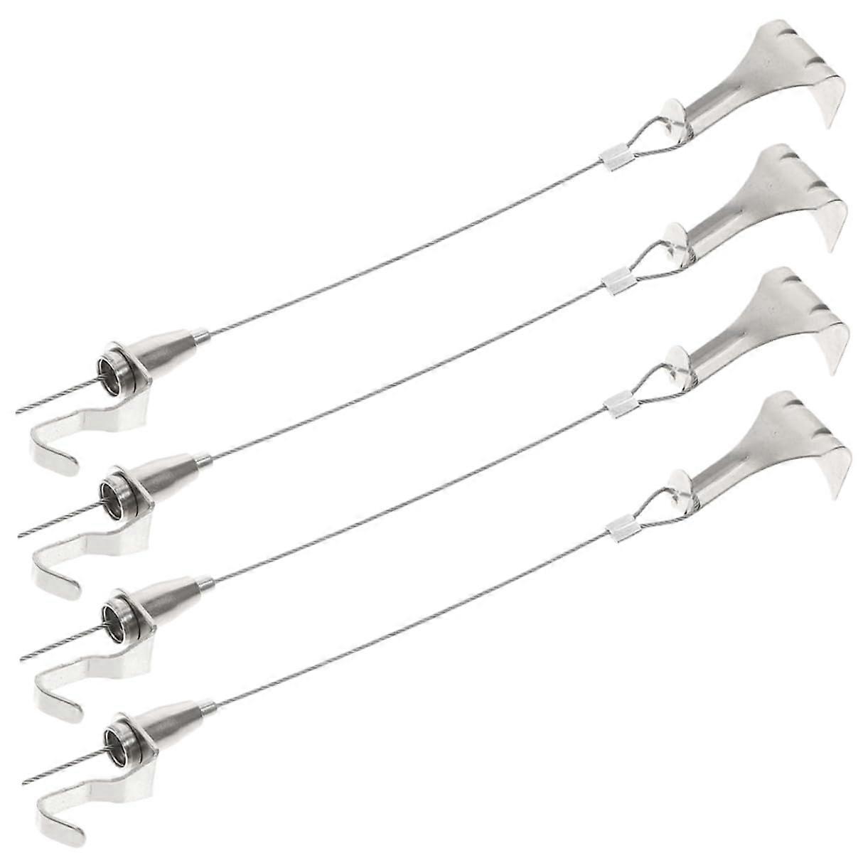 4 Piece Picture Hanging Set with Durable Picture Wire and Hooks for Home Gallery and Office Decoration