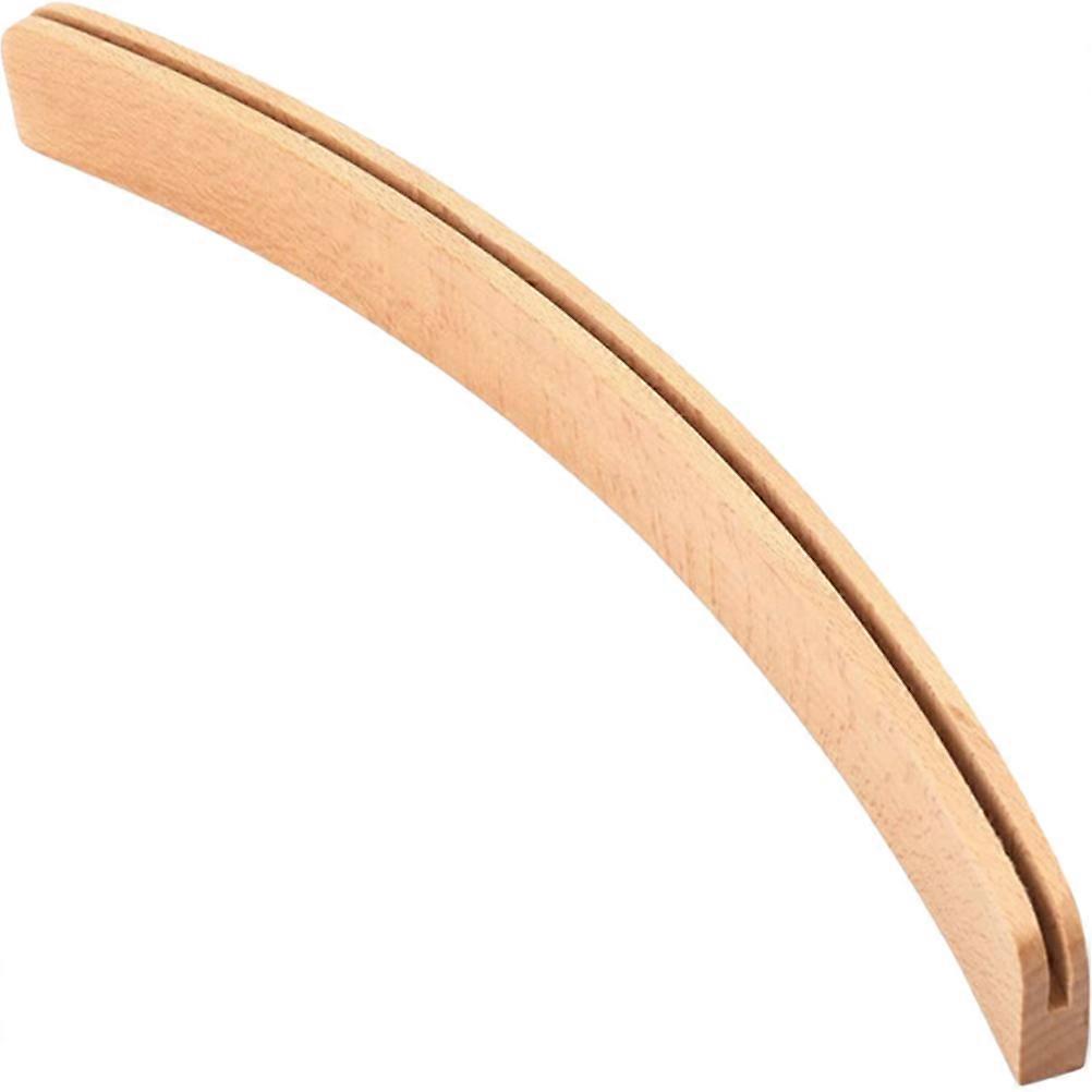Wooden Curved Playing Card Holder Game Rack Organizer for Easy Access during Poker Sessions
