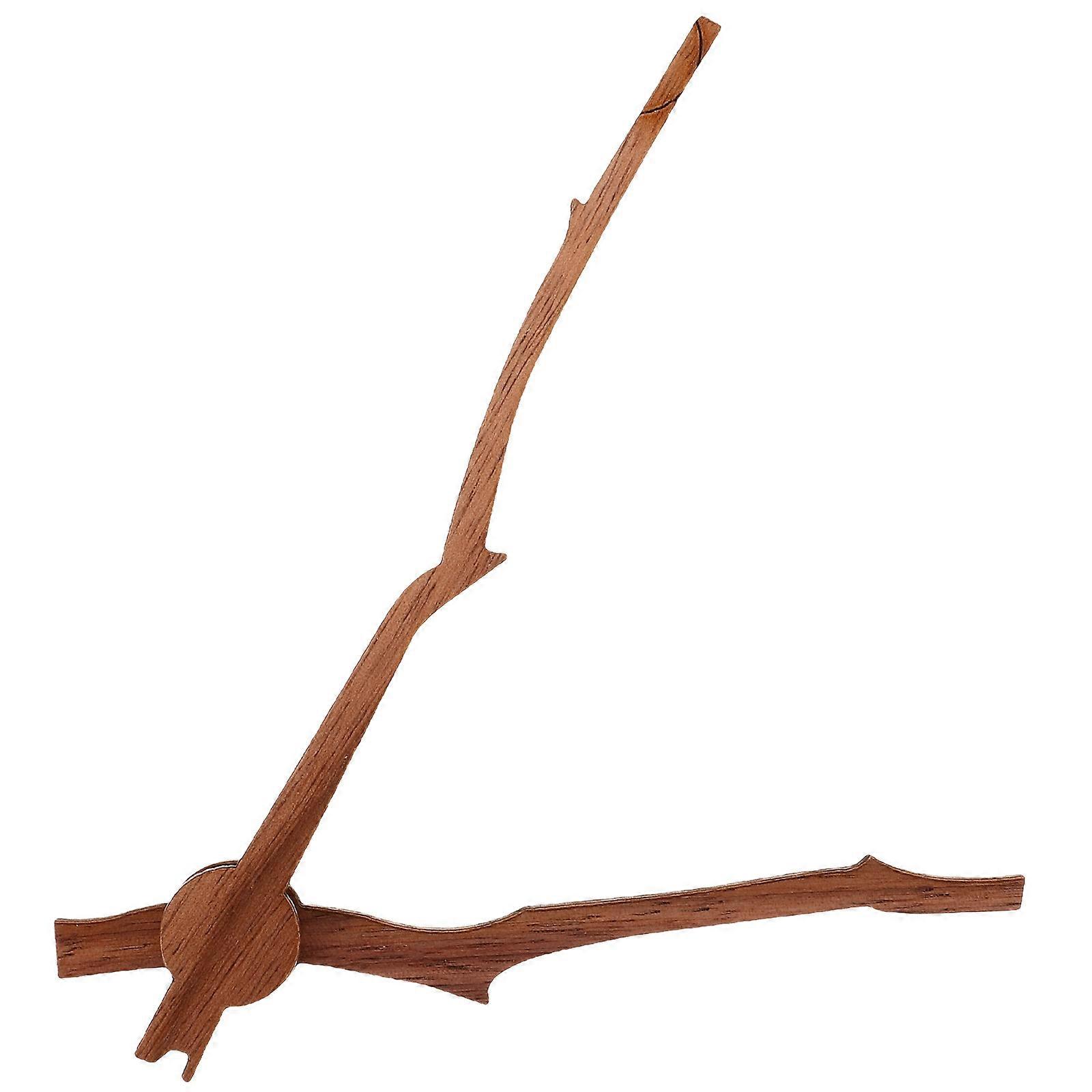 Elegant Wooden Clock Hands Set   Durable Solid Wood Replacement Pointers for DIY Projects, Home Decor & Repair