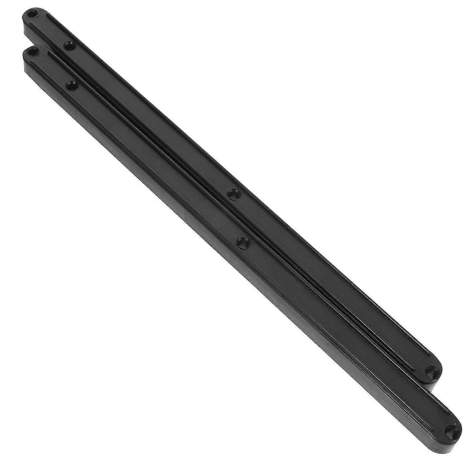 Replacement Drawer Runners Plastic Draw Rail Replacements for Drawers Easy Installation 2Pcs