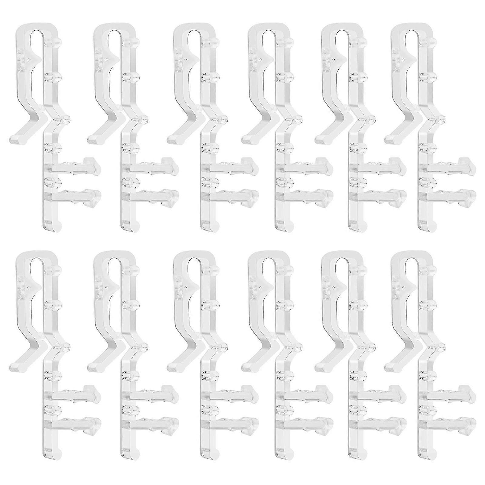 Hidden Design Plastic Valance Clips for Window Blinds, Easy Installation Channel Cover & Replacement Clips