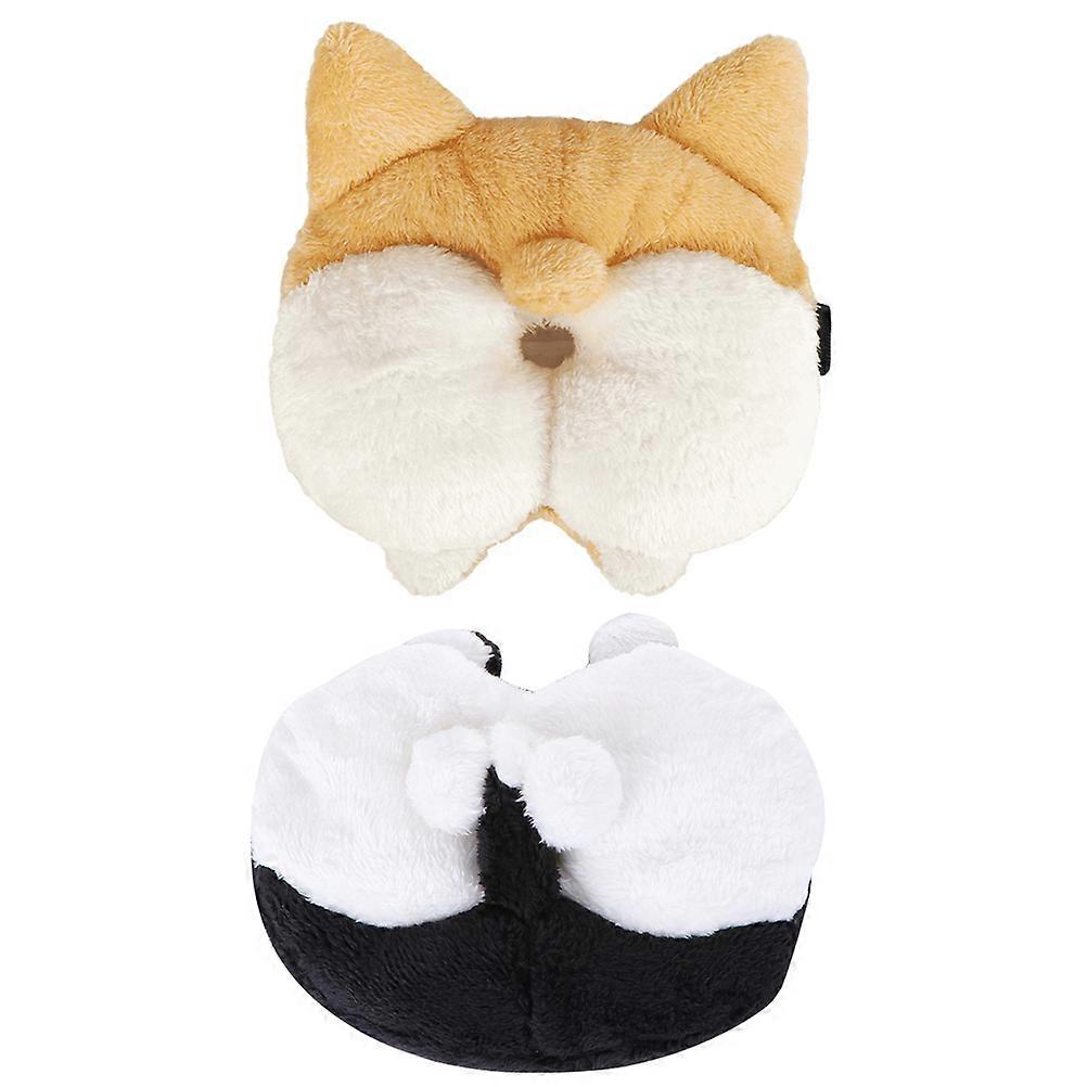 Creative Tissue Box Cover Adorable Cartoon Storage Container for Home Use Assorted Color 25x20cm Soft Plush Paper Extraction 2Pcs