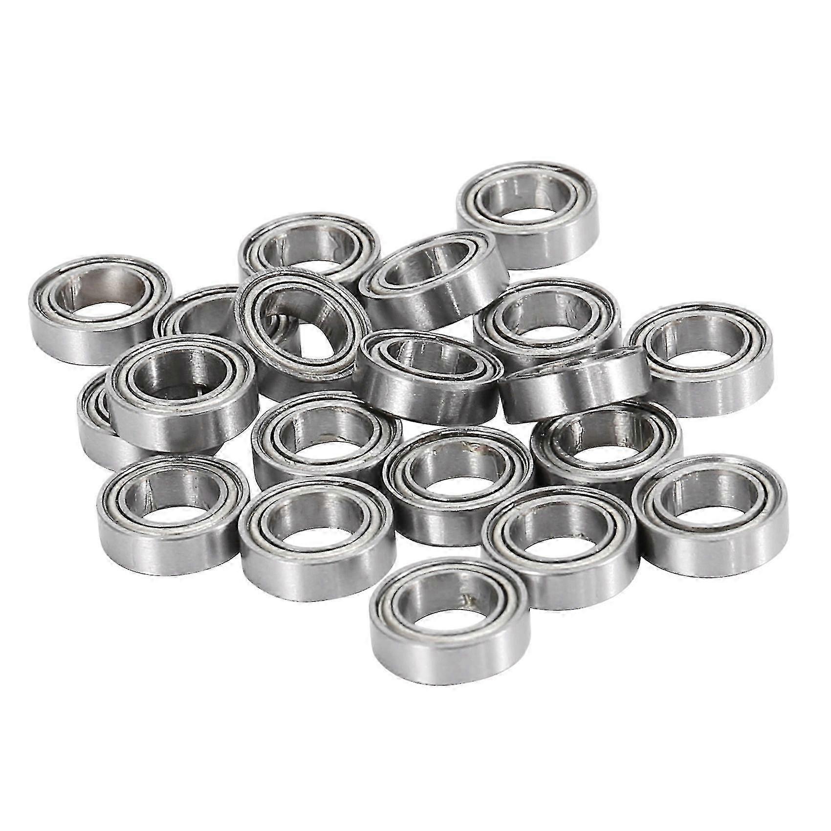 20 stk 6 x 10 x 3 mm metalafskærmede kuglelejer forsmurt med fedt