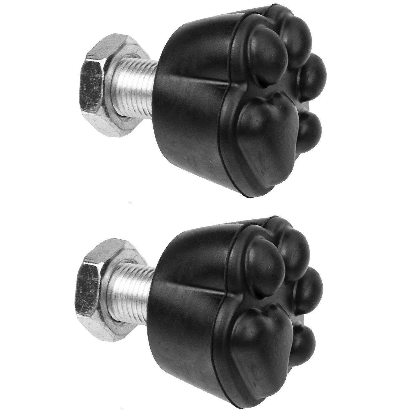 Roller Skate Stoppers Roller Skates Brakes Easy Installation For Sports Exercise Rubber 2.20X1.97X1.97in 1 Set
