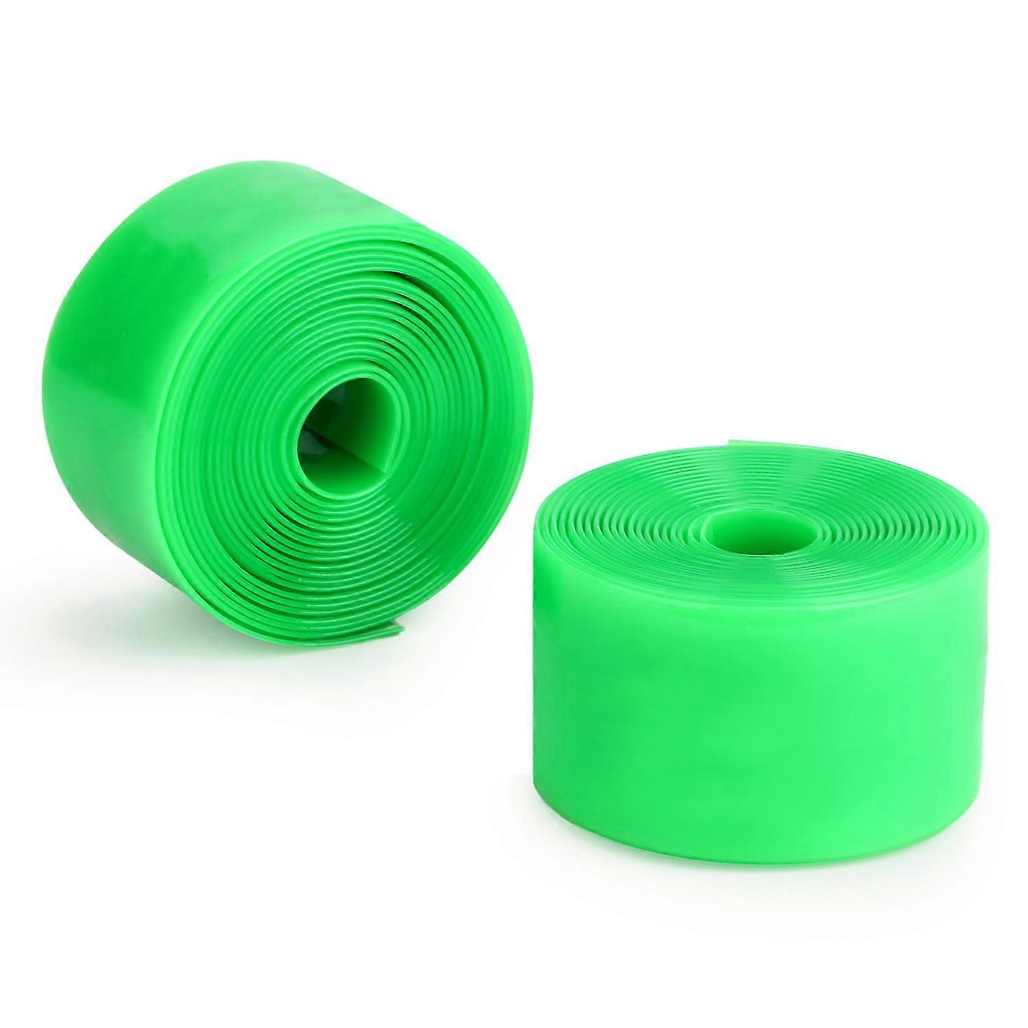 Pack of 2 Bicycle Tyre Insert, Puncture Protection Tape for 3073.6 cm (Green)