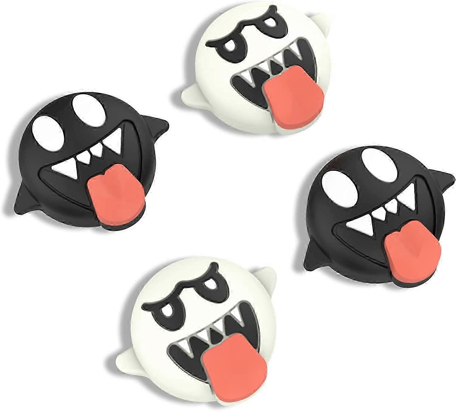 4 pcs Switch Thumb Grips, Soft Silicone Joystick Caps for Nintendo Switch/OLED/Switch Lite