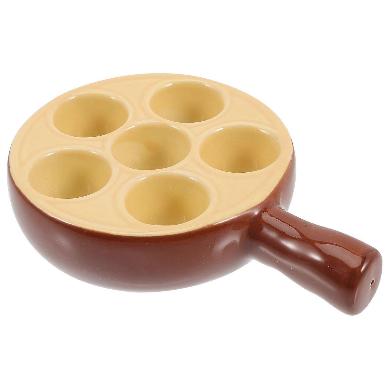 Escargot Baking Tool Heat-Resistant Snail Grilled Tray Eatable Snail Tray Household Baking Tray