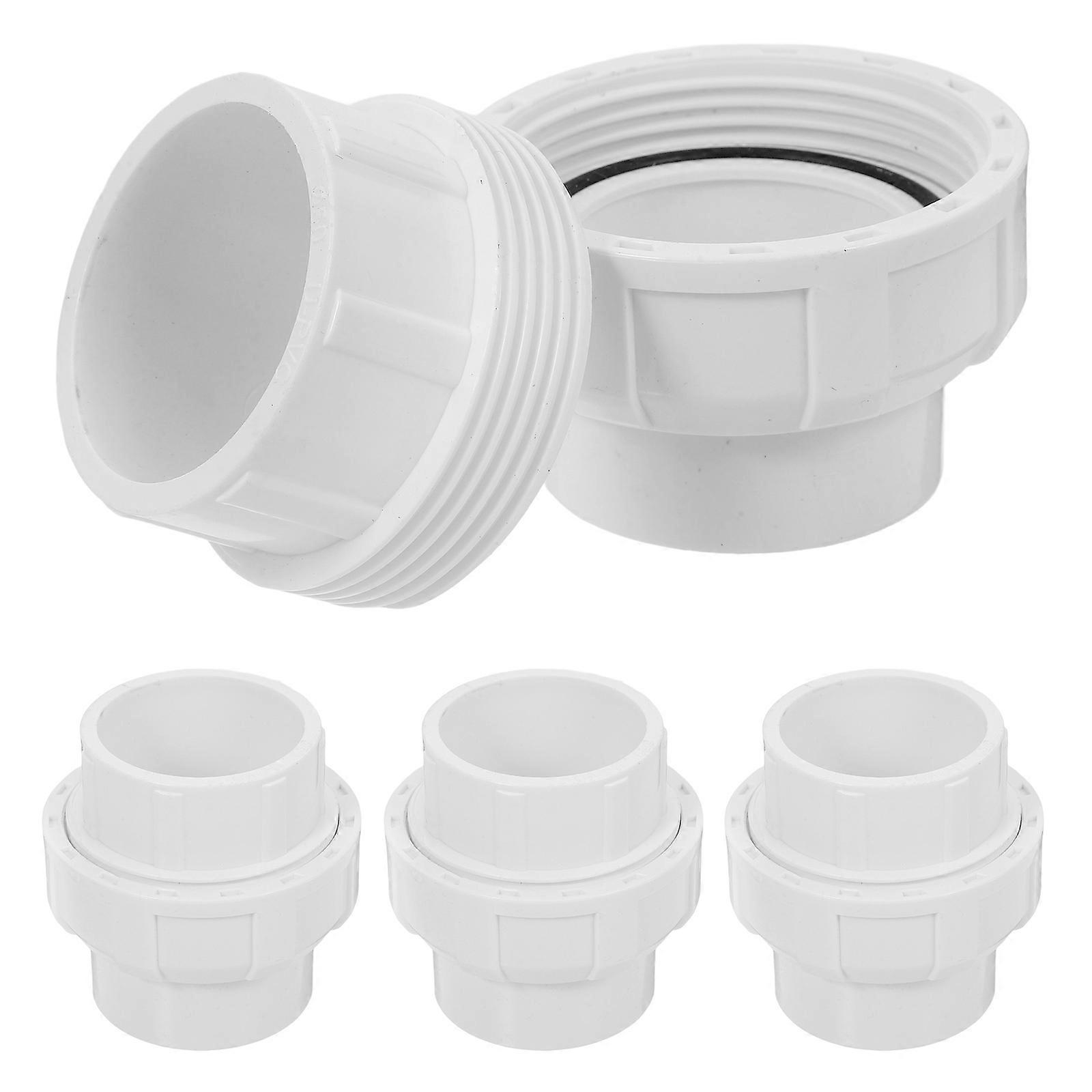 Pool Vacuum Hose Connector Plastic Hose Connectors For Home Use 3.3X3.3X3.1in Water Pipe Connection 4Pcs