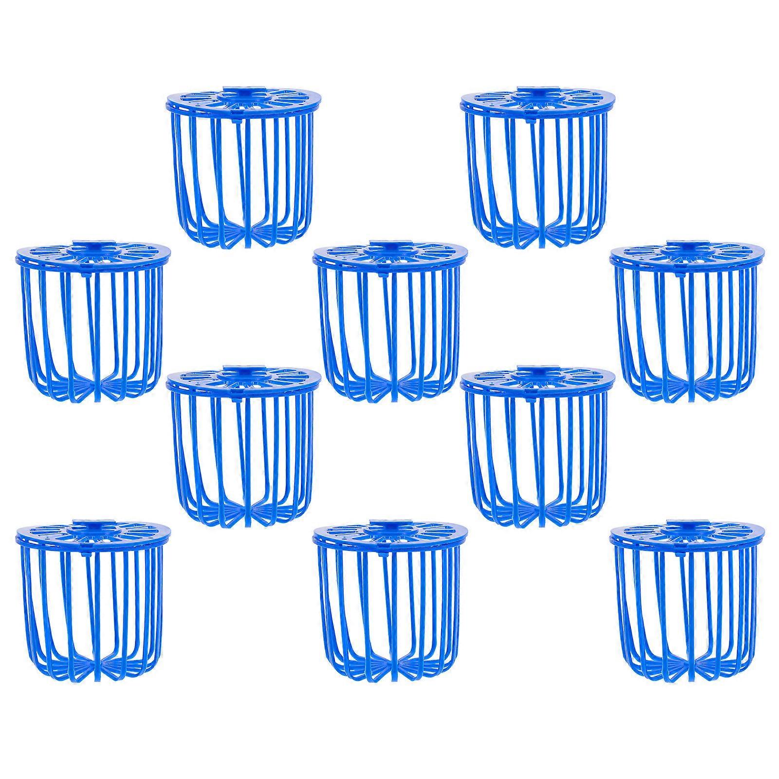10pcs Hollow Bird Food Basket, Lightweight Hanging Parrot Feeder for Fruits & Vegetables, Easy to Clean & Durable Design
