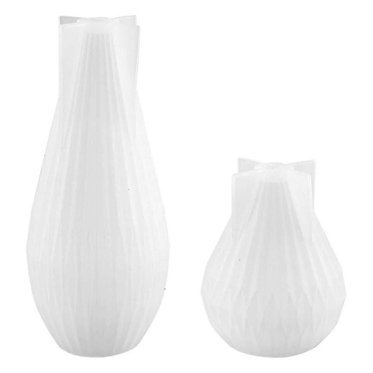 Silicone Candle Making Molds 3d Geometric Shape Molds Striped Soap Cake Mold For Aromatherapy