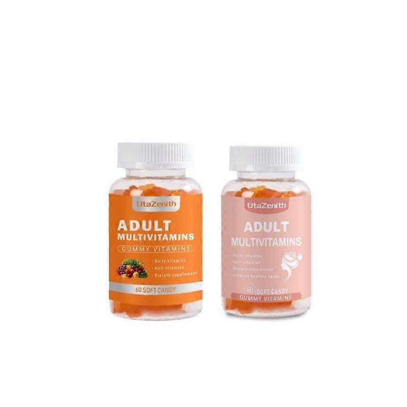 Multivitamin gummies, containing vitamin B1, combination pack