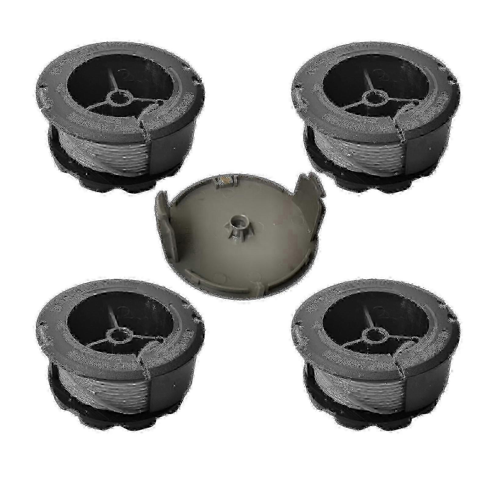 4 orsó 1 kupak Bosch F016800570 csere trimmer orsó Bosch univerzális fűvágáshoz kupakkal 1600A01R5J