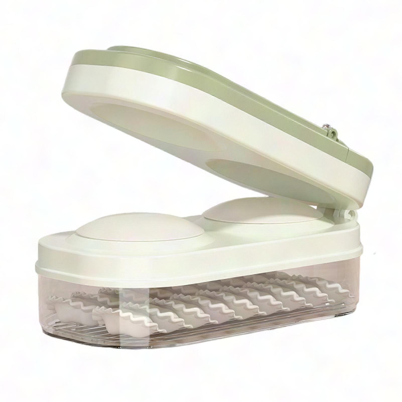 Easy-to-Use 3-in-1 Dumpling Maker with Storage Box - Homemade Dumpling Press for Kitchen