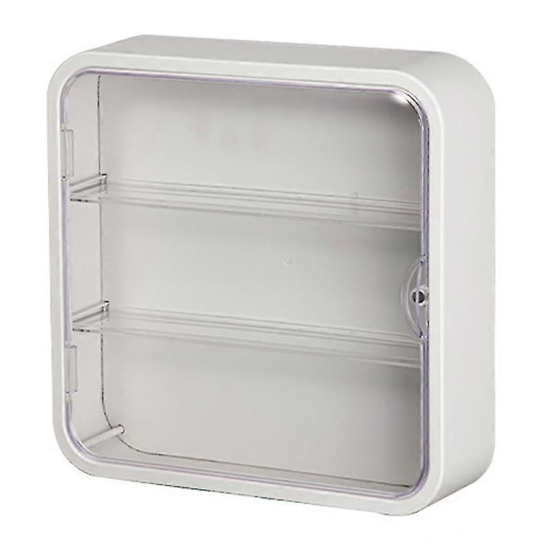 30*8*30cm Desktop Wall Mount Anime Figure Model Showcase Transparent Mini Doll Display Box