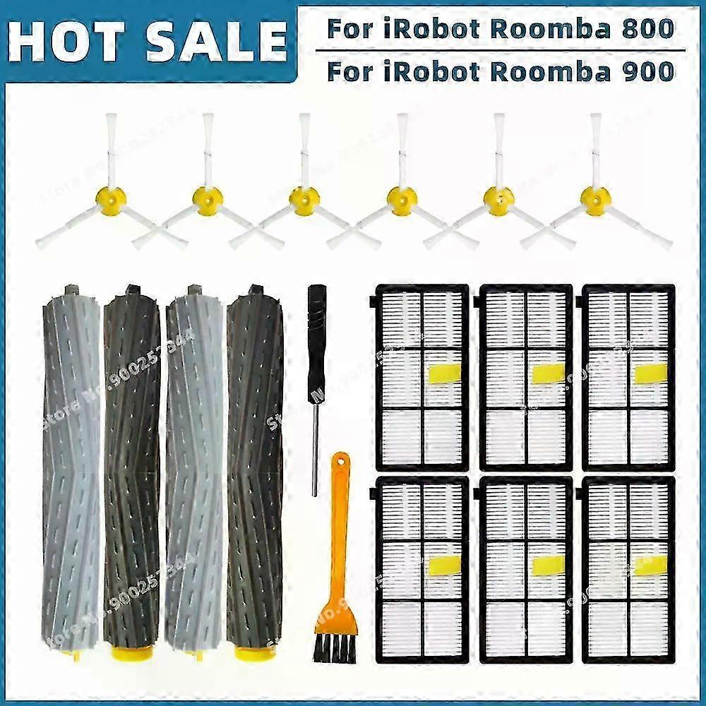 Replacement Parts for Compatible Brand Robot Vacuum: Main Side Brush Filter