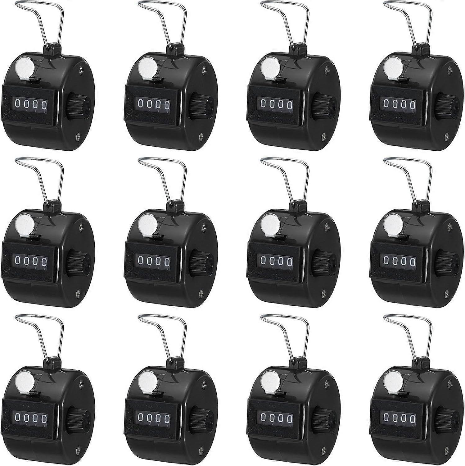 Counter, counting counter, 4 digit hand counter, handheld plastic small fitness machine balck