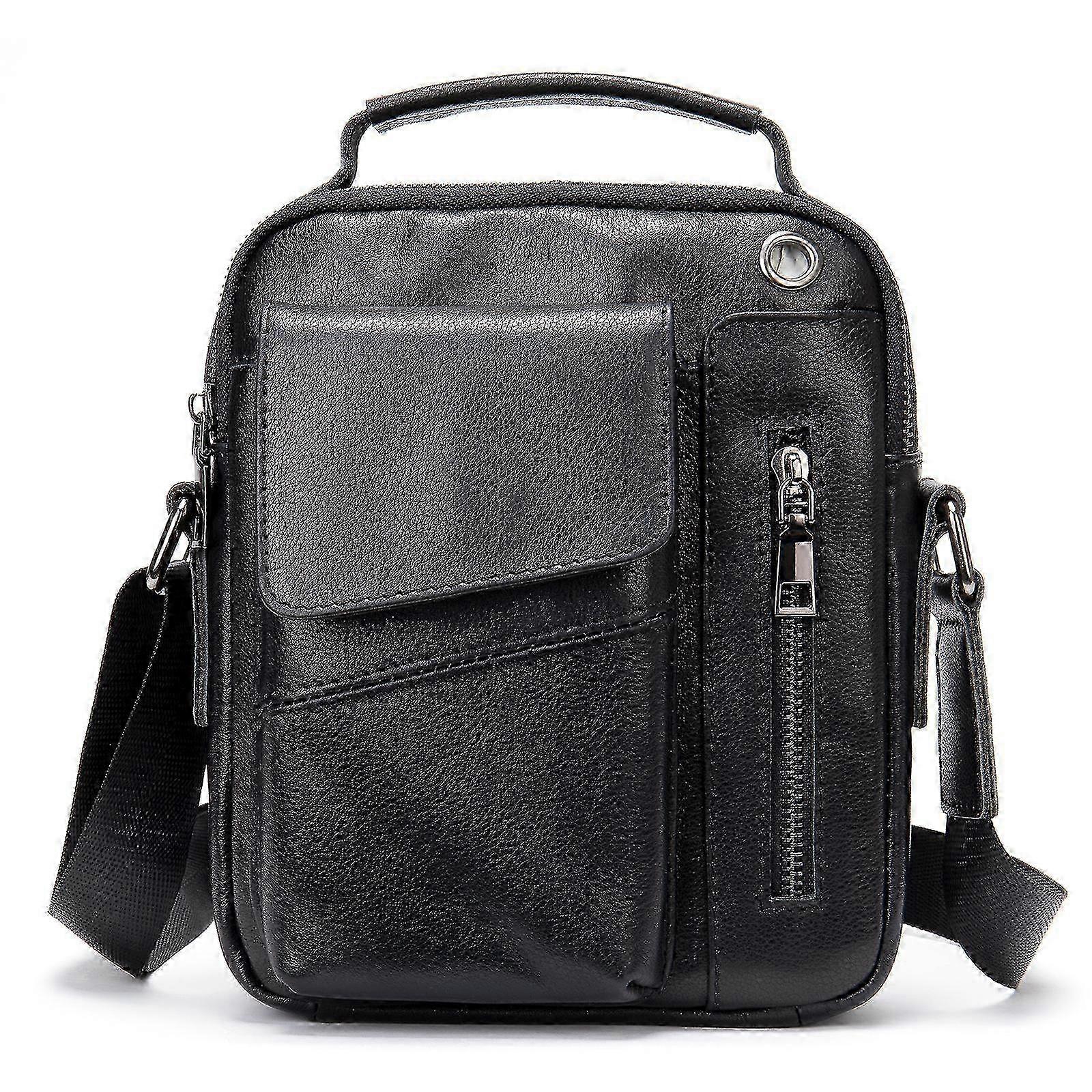 Men's Genuine Leather Retro Shoulder Bag Suitable for Cowhide Brand
