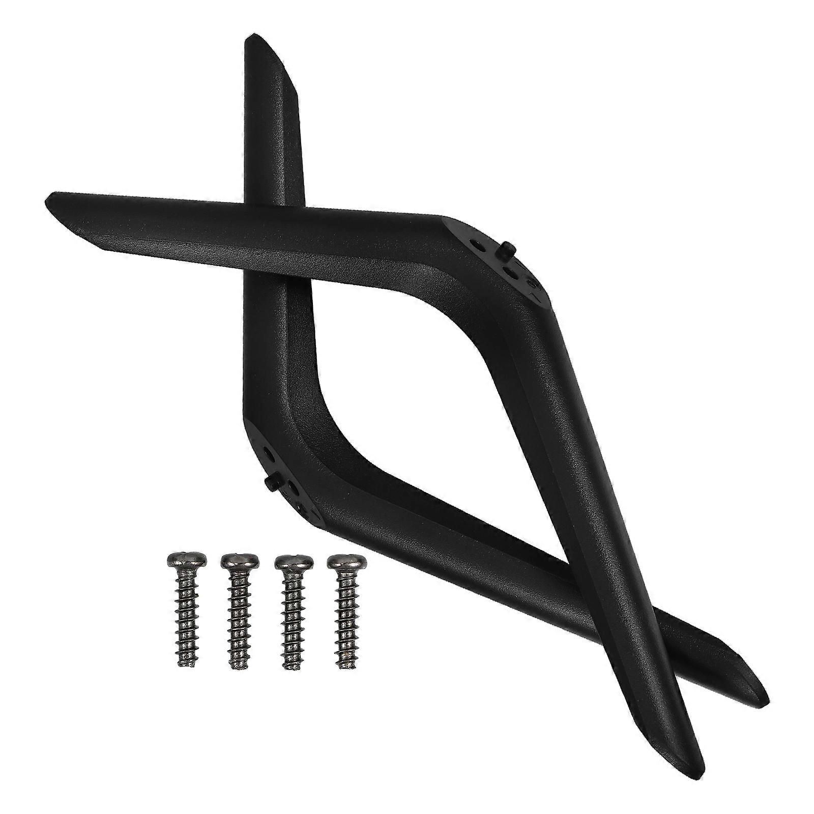 Adjustable Replacement TV Stand Legs with Double Hole Plastic Base for Stable Tabletop TV Support, Compatible with Multiple Brands, Easy Installation