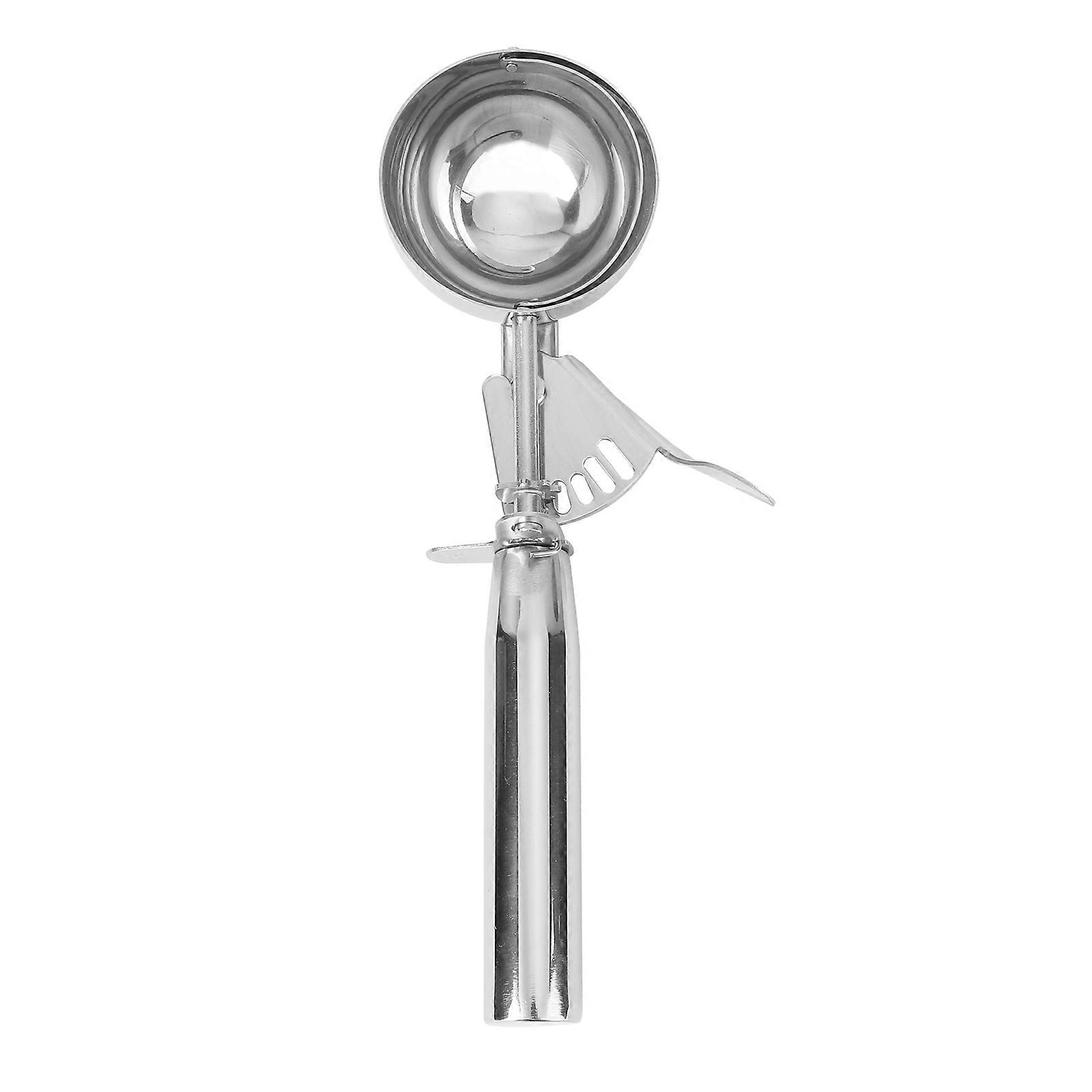 Baking Utensils Metal Cookie Scoop Kitchen Tool Silver 1Pcs