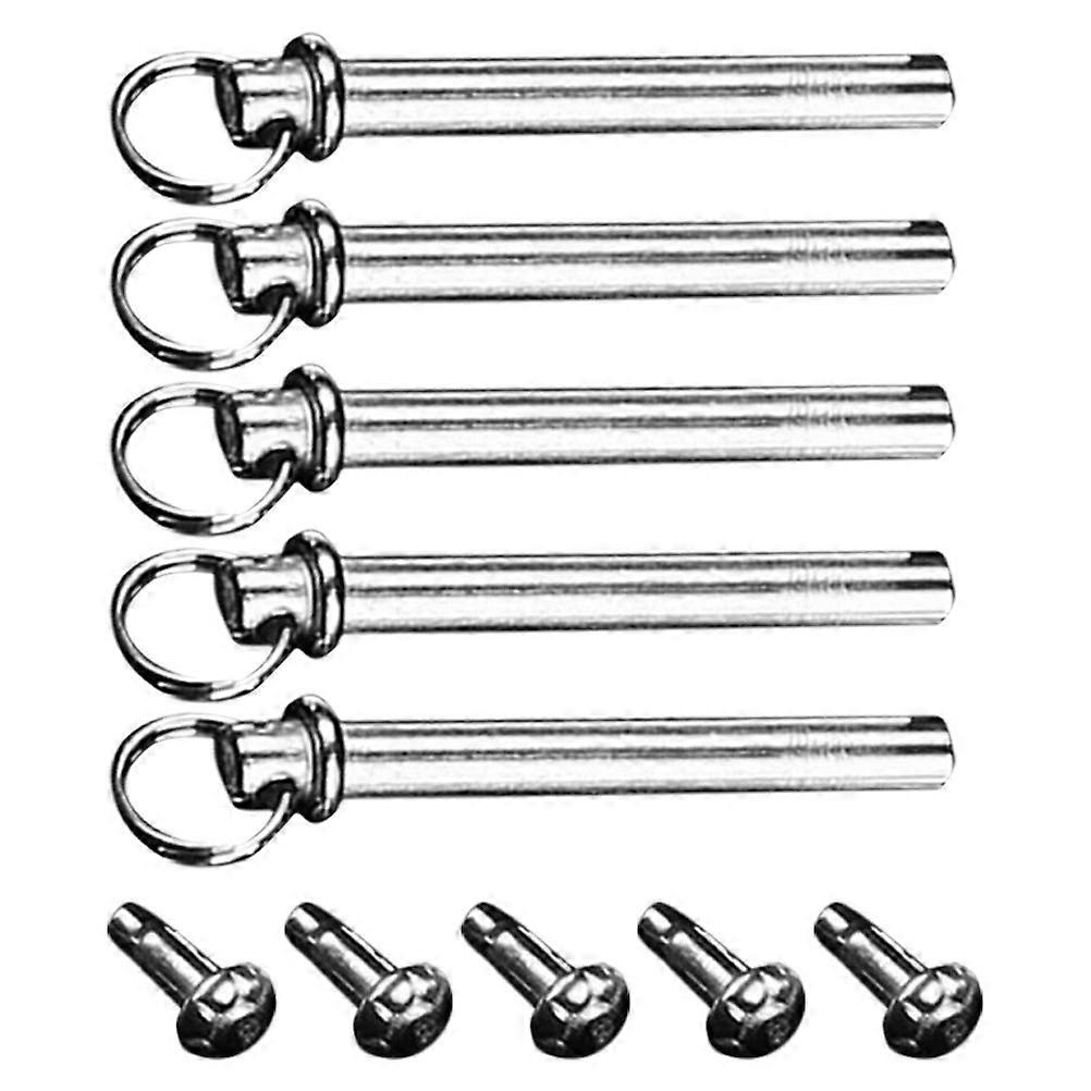 Folding Fan Fastener Ringed Pins Repair Professionals 28mm 5 Sets