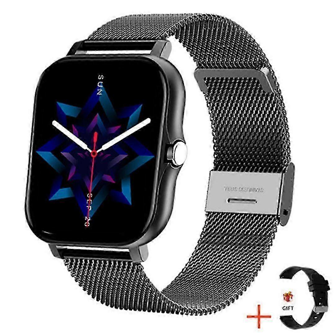 Smart Watch Call Receive/Dial, 1.81' Smartwatch with AI Voice Control, Blood Pressure/SpO2/Heart Rate Monitor