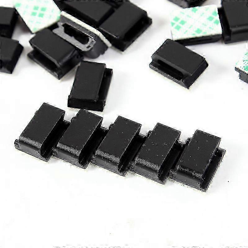 10pcs Car Wire Cable Holder Clips Holder Organizer Adhesive Clips