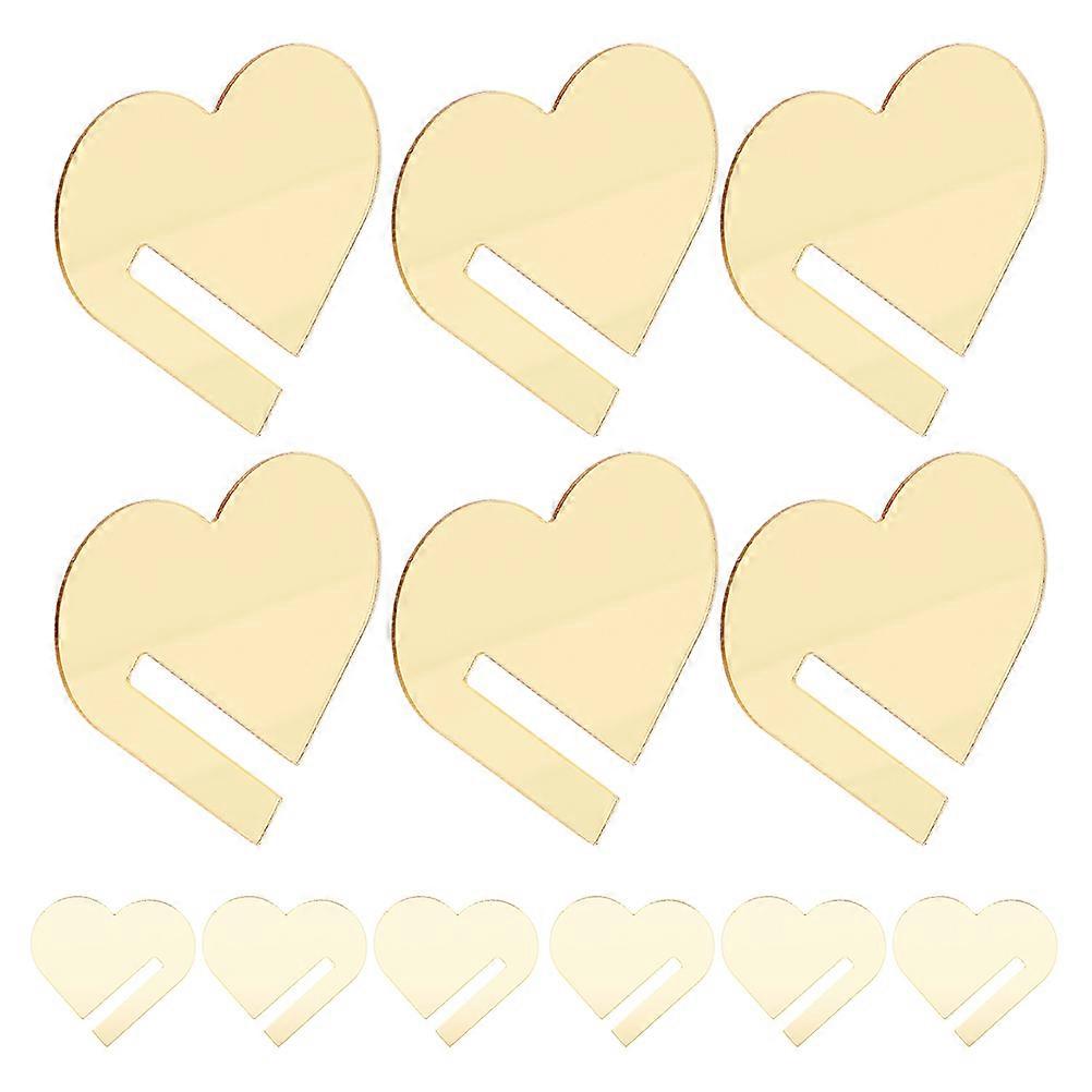 30pcs Reusable Acrylic Heart Wine Glass Name Tags for Valentine's Day, Wedding & Party Drink Markers – Blank DIY Cocktail Labels for Birthdays &