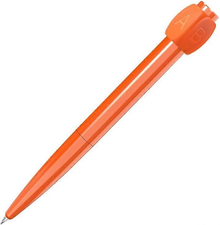 ZENGO Answer pen περιστροφικό unisex στυλό ABCD δύσκολο να επιλέξει συνάντηση πλήξη περάσει το χρόνο περιστρεφόμενο στυλό (πορτοκαλί)