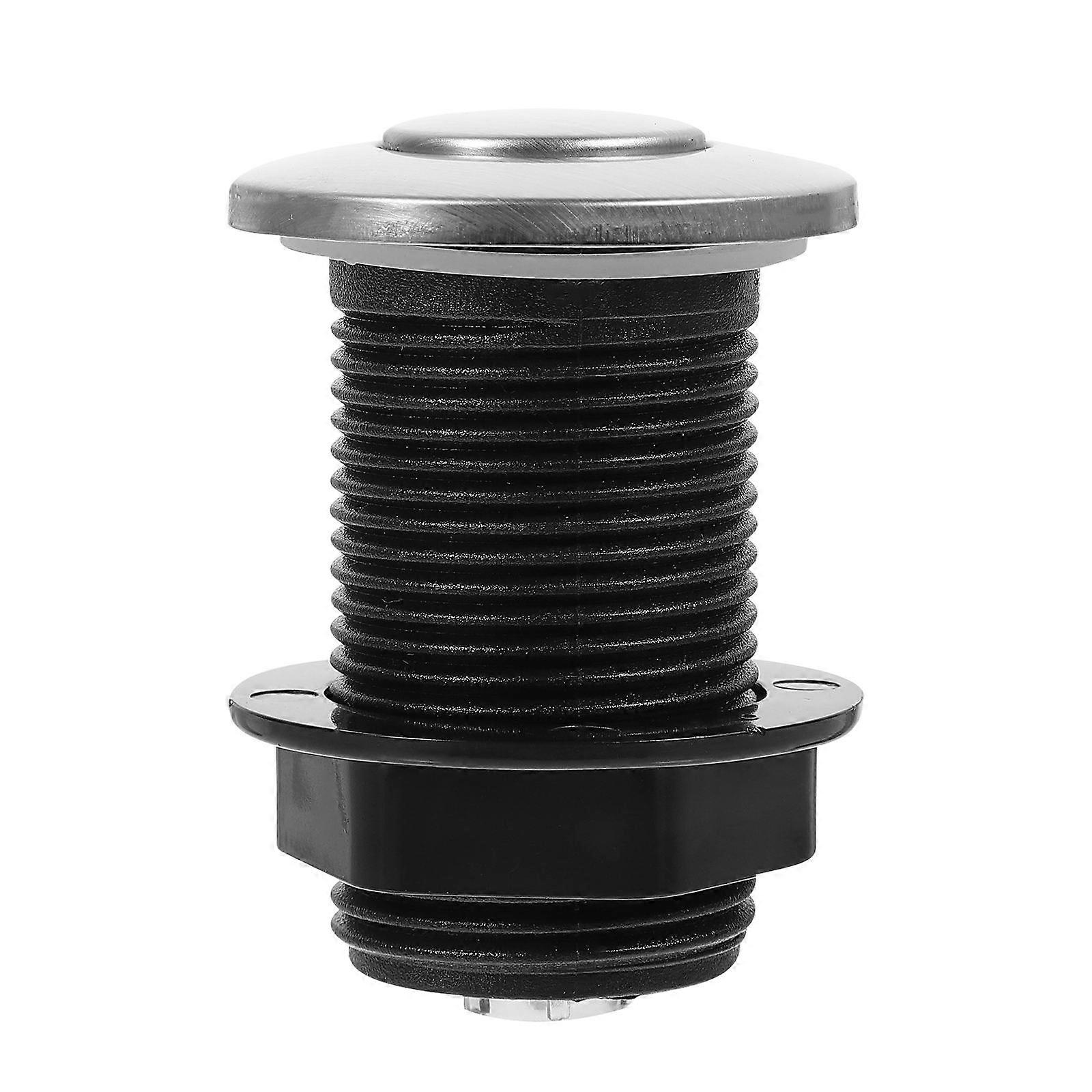 Garbage Disposal Parts Replacement Black Color Round Shape Abs Material For Homeowners Maintenance Staff Easy Installation 1Pack