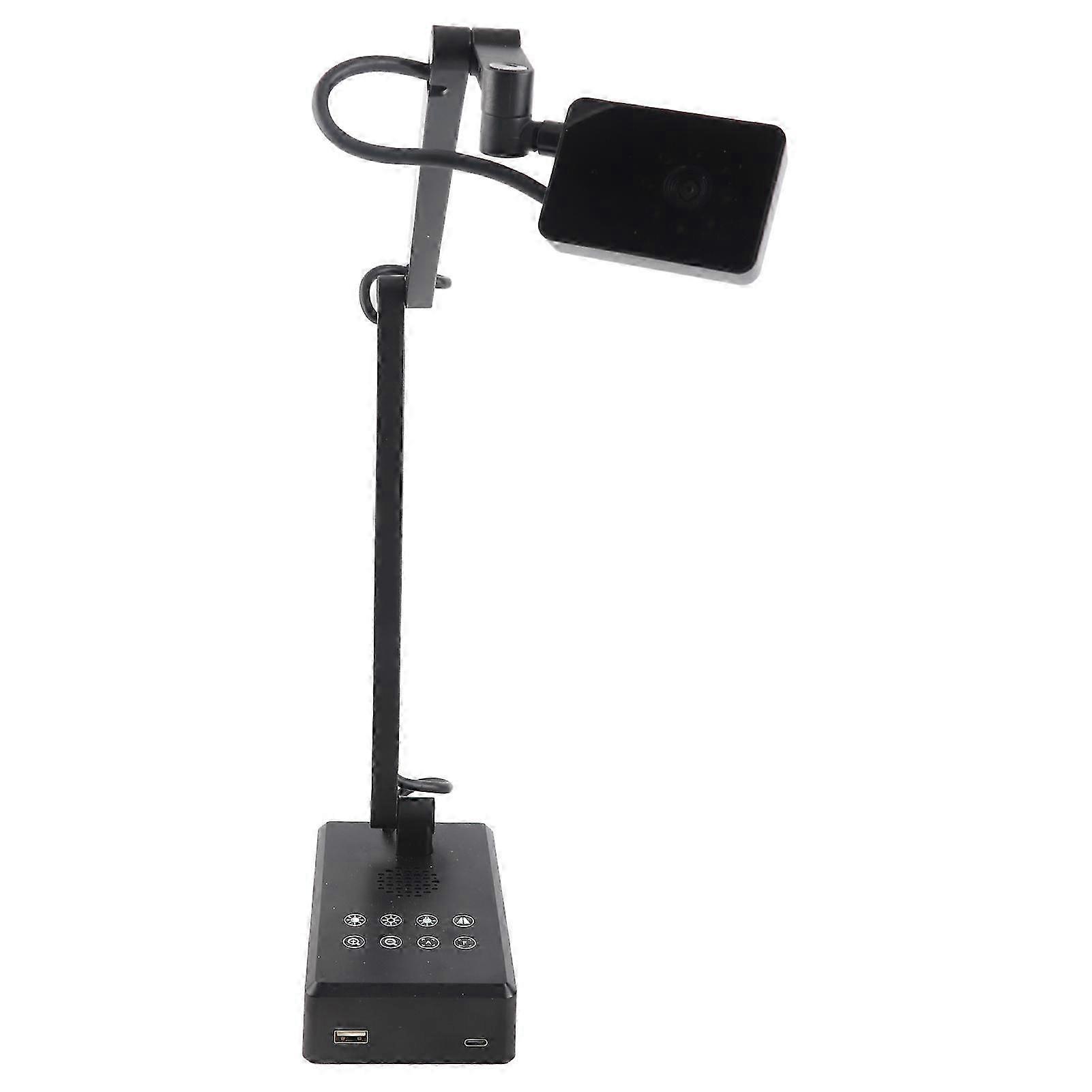 4K USB Document Camera with 360�� Rotation & Expandable Base - PC Interface for Enhanced Video Conferencing and Presentations